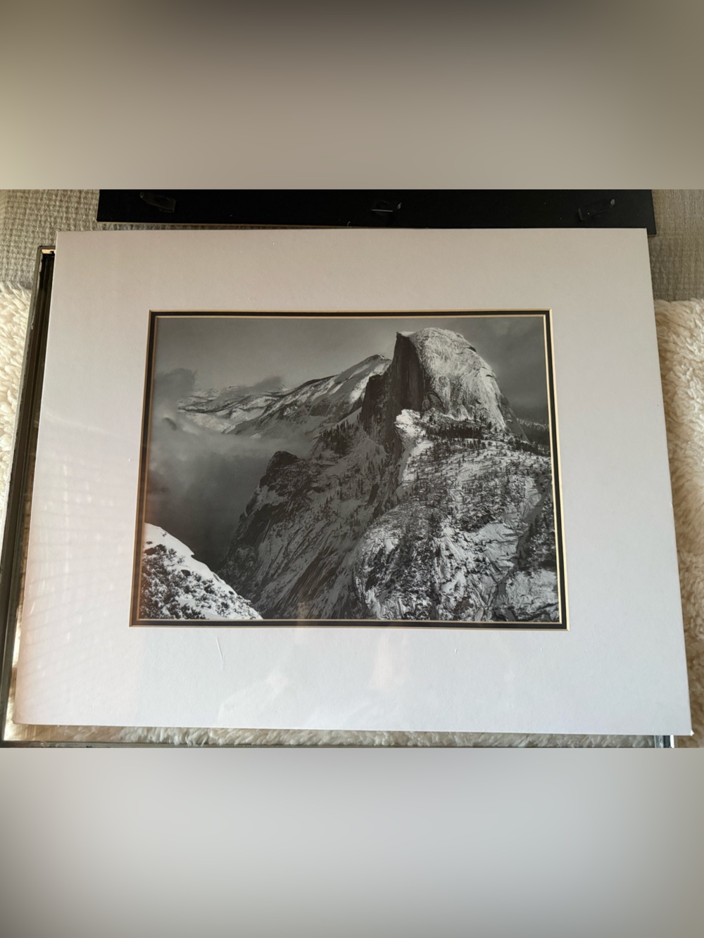 Ansel Adams Photograph: Half Dome in original packaging museum graphics Yosemite